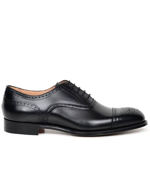 Cheaney Black Wilfred Formal Oxford Brogues for men