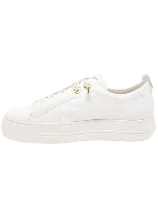Paul Green White Emely Trainers