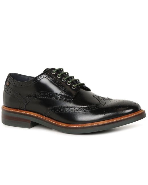Base London Brown Woburn Brogues for men