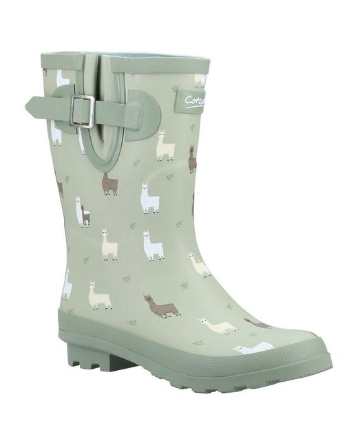 Cotswold Green Farmyard Mid Wellingtons Size: 3