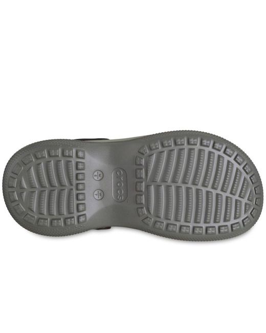CROCSTM Black Classic Stacked Clogs