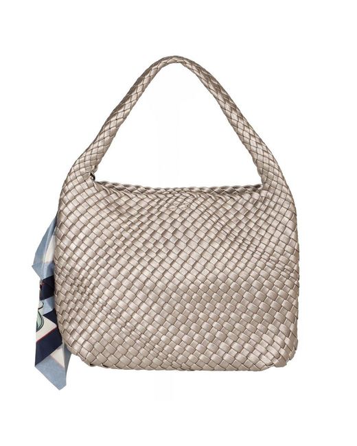 David Jones Gray Cadiz Hobo Bag