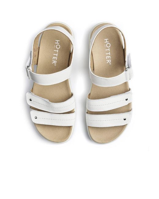 Hotter Metallic Venice Sandals