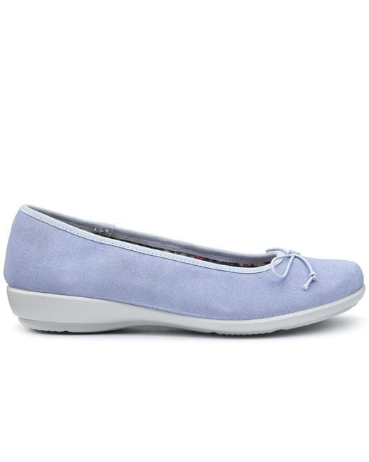 Hotter Blue Sweetie Slippers