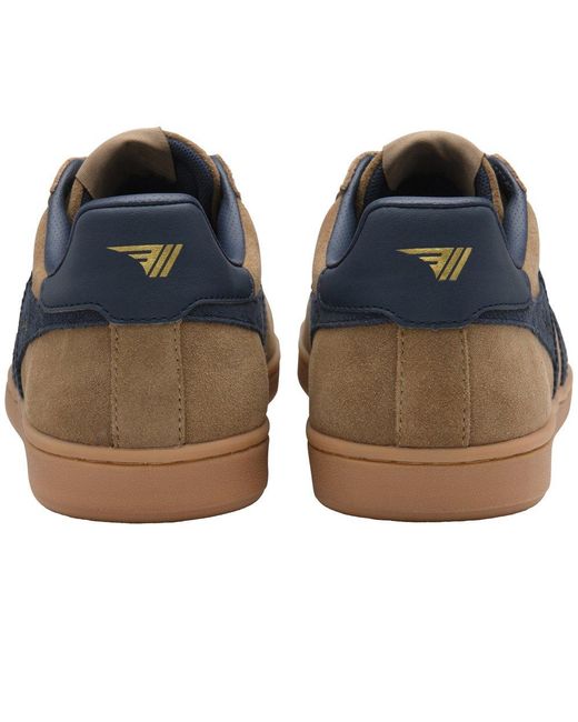Gola Brown Equipe Ii Suede Trainers for men