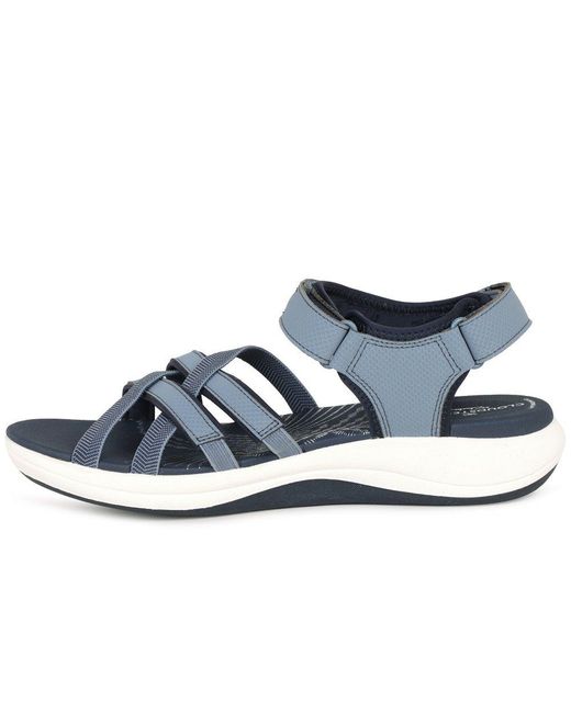 Clarks Blue Mira Shore Sandals Tex