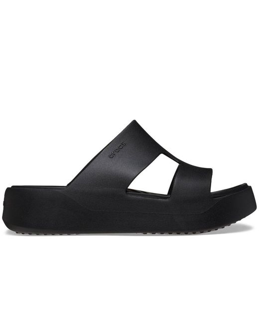 CROCSTM Black Cro Dsv Getaway Platform H-strap