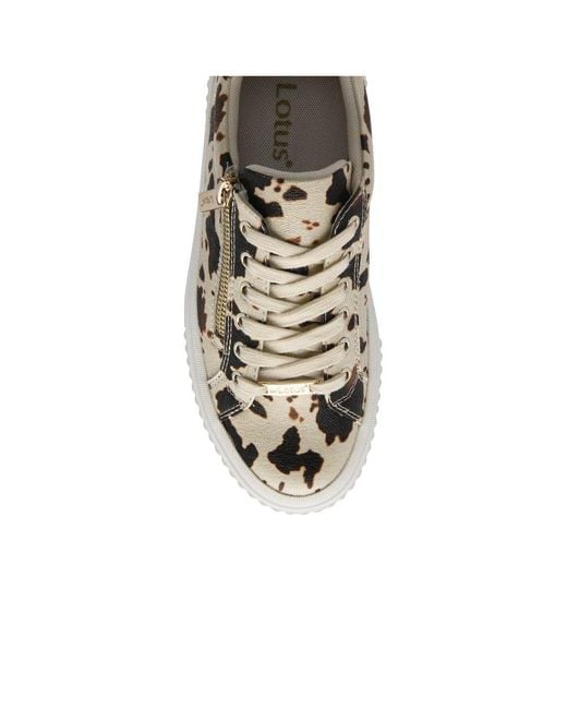Lotus Metallic Alexa Trainers
