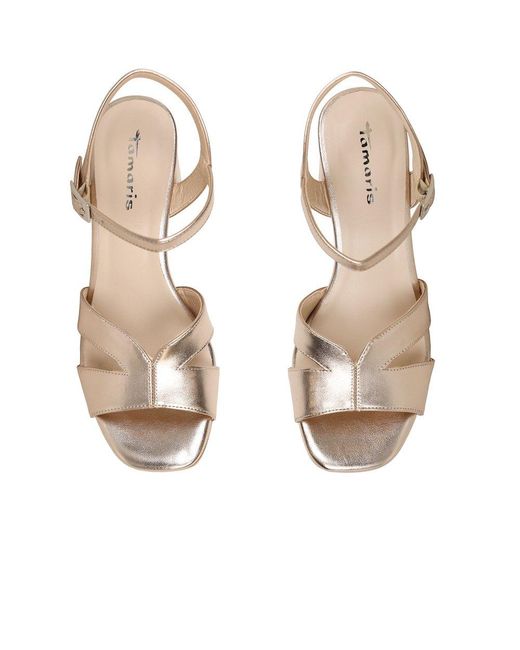 Tamaris Metallic Luzie Sandals