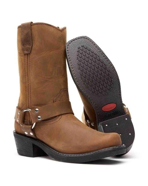 Durango Brown Harness Western Boots