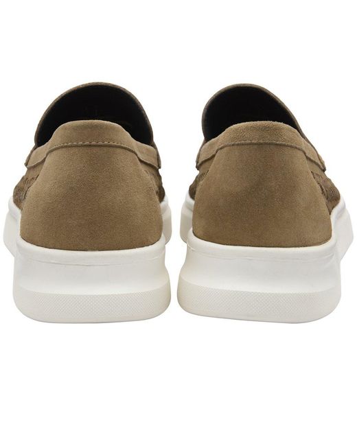 Frank Wright Brown Robson Penny Loafers for men