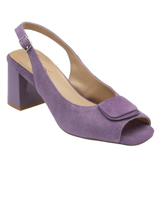 Lotus Purple Josefa Heeled Sandals
