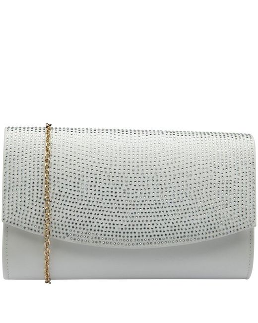 Lotus Metallic Trance Clutch Bag