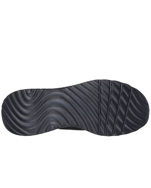 Skechers Black Bobs Sport Squad Chaos Wide