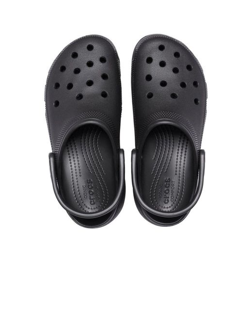 CROCSTM Gray Classic Platform Clogs