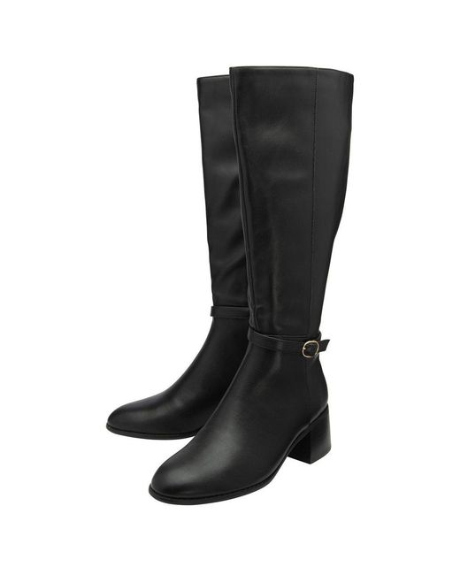 Ravel Black Chatton Knee High Boots