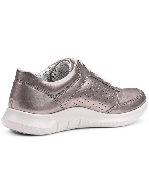 Hotter Gray Orion Wide Fit Trainers