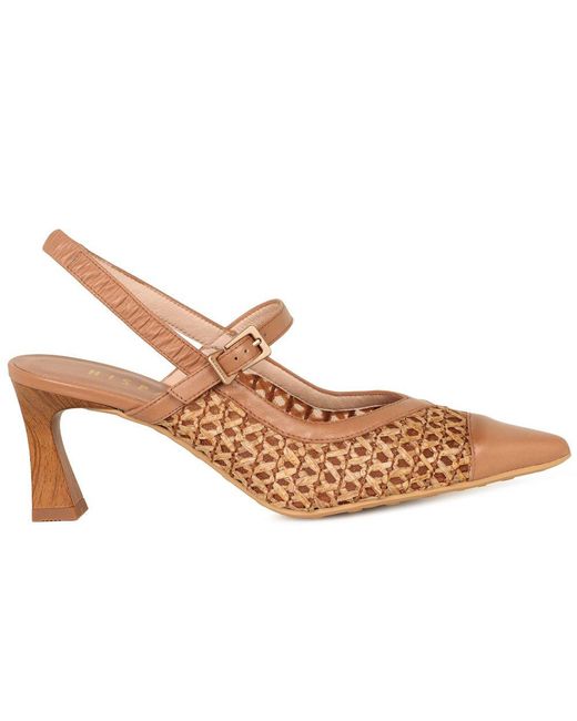 Hispanitas Brown Giorgia Open Court Shoes