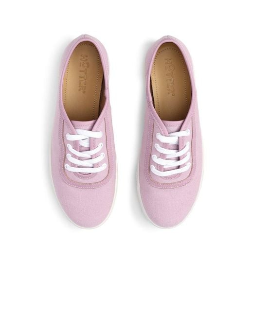 Hotter Pink Mabel Canvas Shoes