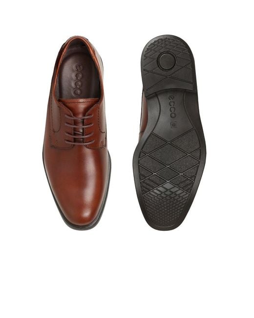 Ecco Brown Melbourne Formal Lace Up Shoes for men