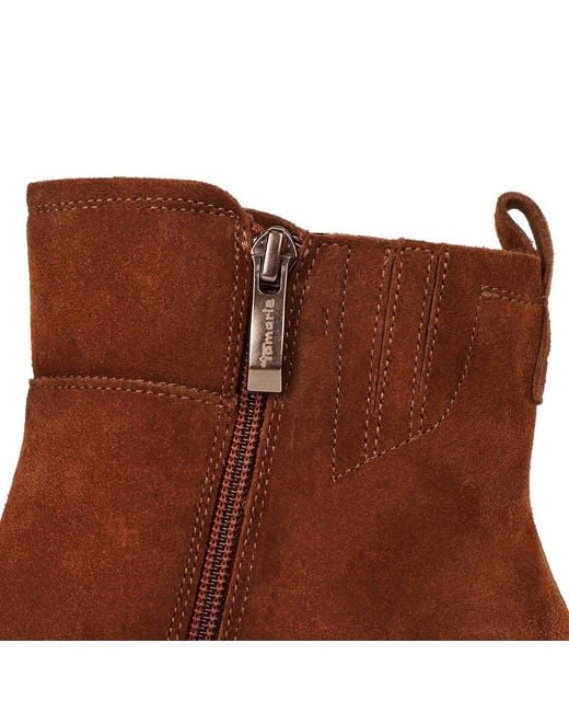 Tamaris Brown Hawthorn Ankle Boots