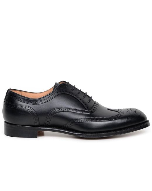 Cheaney Black Arthur Iii Oxford Brogues for men