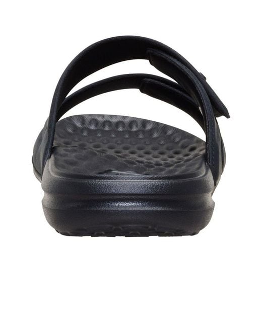 HeyDude Blue Wave 2 Strap Slide Sandals for men