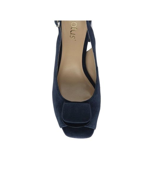 Lotus Blue Josefa Heeled Sandals