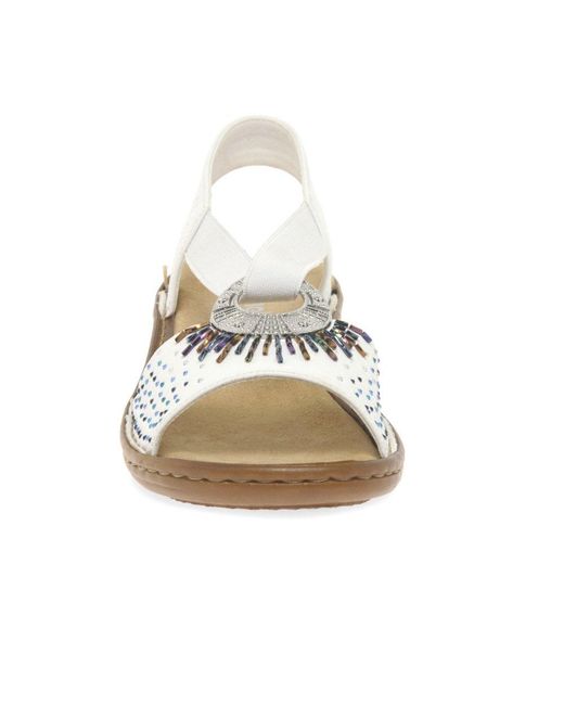 Rieker Gray Halo Sandals