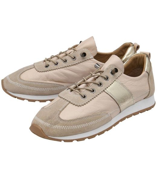 Lotus White Lola Trainers