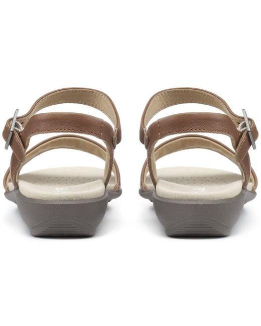 Hotter Brown Tropic Extra Wide Sandals