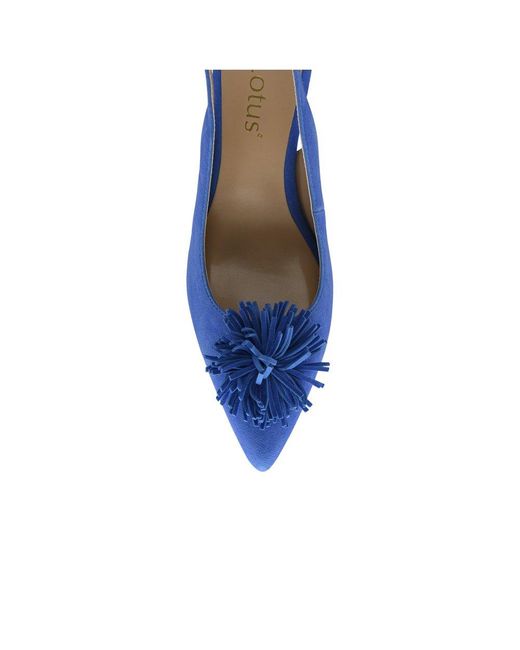 Lotus Blue Caterina Court Shoes