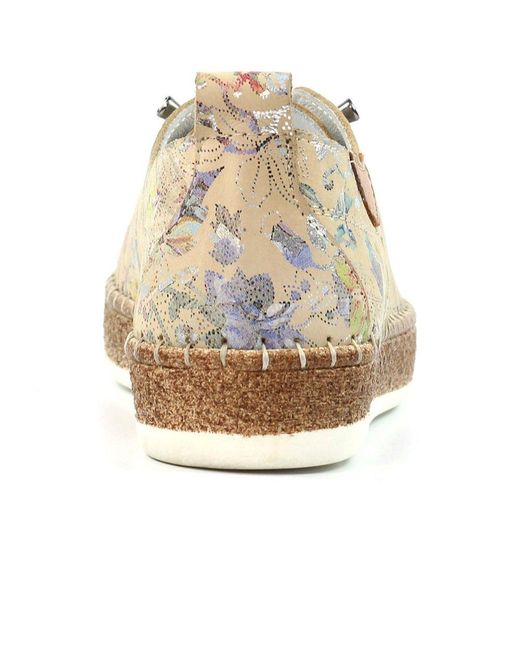 Lunar (GRS) Natural Iva Plimsoll Trainers