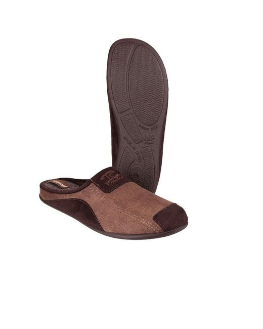 Cotswold Brown Westwell Slippers for men