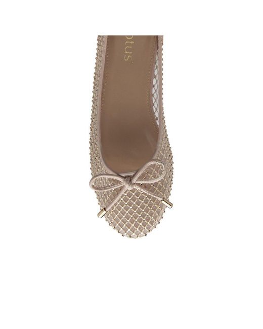 Lotus White Americas Ballet Pumps