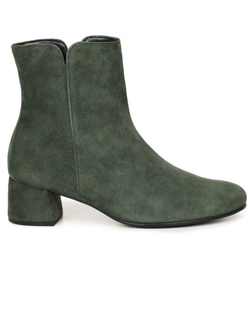 Gabor Green Abbey Ankle Boots