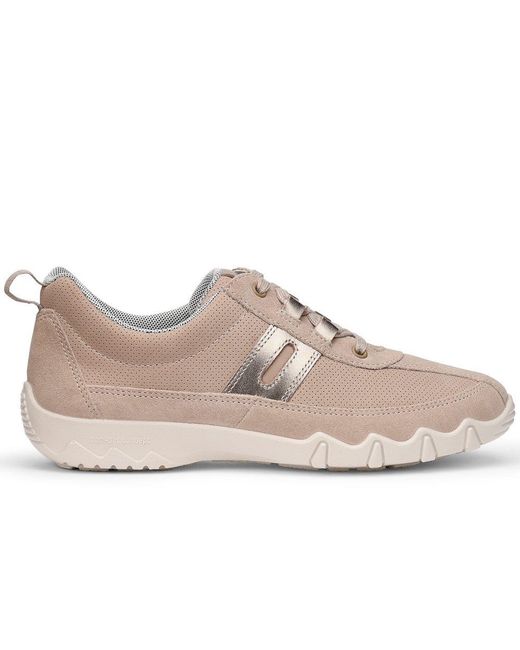 Hotter Gray Leanne Ii Extra Wide Trainers