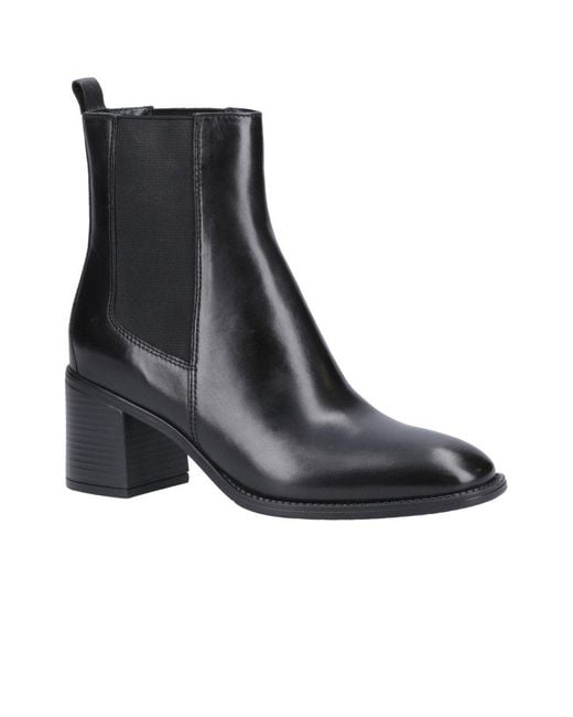 Hush Puppies Black Caroline Ankle Boots