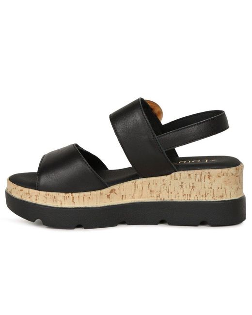 Lotus Black Cammie Sandals