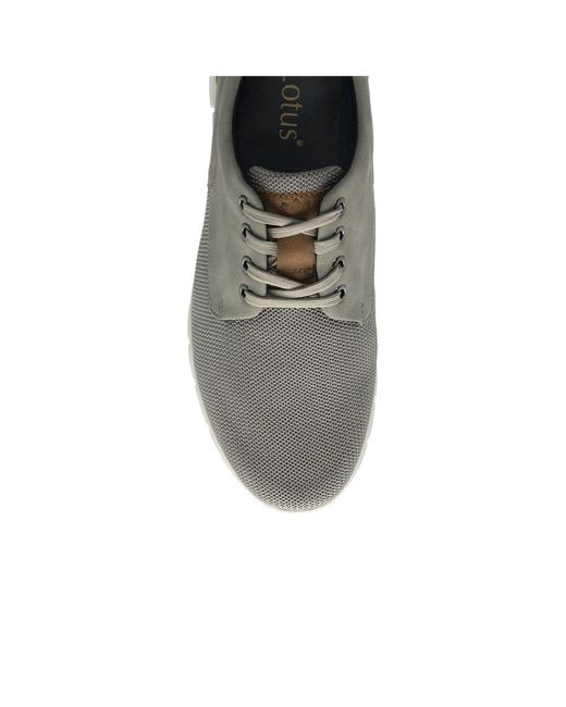 Lotus Gray Arezzo Trainers for men