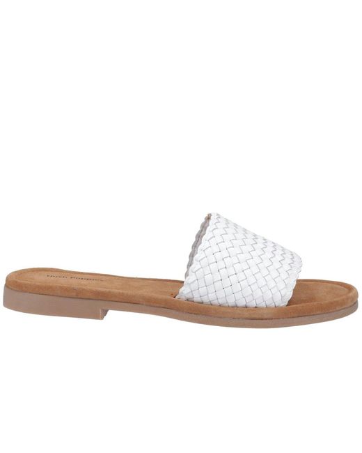 Hush Puppies White Hetty Sandals