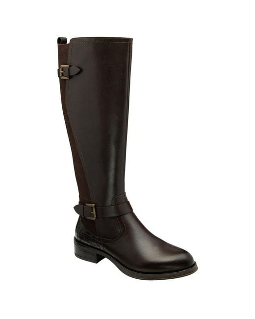 Ravel Black Eildon Knee High Boots