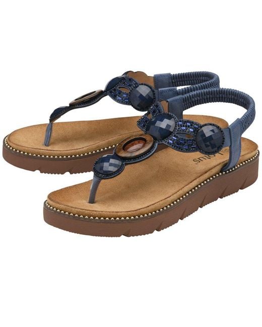 Lotus Blue Alcina Sandals