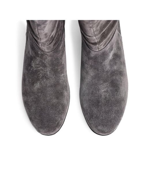 Hotter Gray Sloane Calf Length Boots