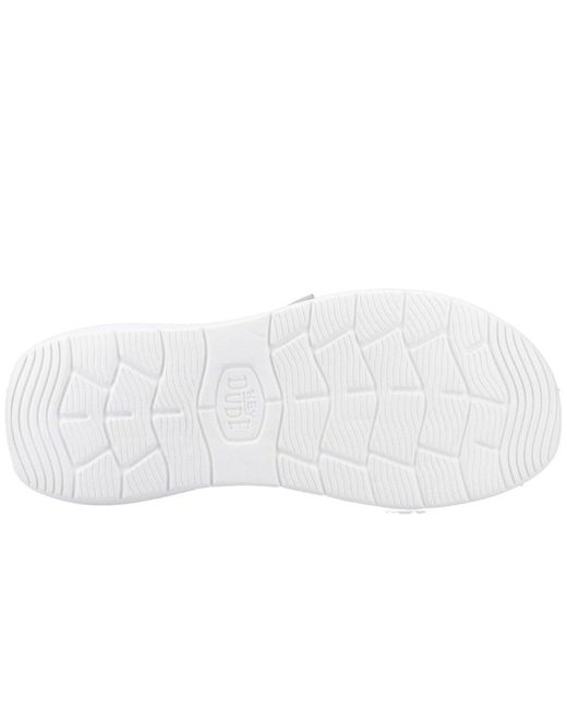 HeyDude White Wendy Comf Shoes