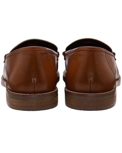 Frank Wright Brown Bremner Loafers for men