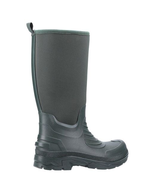 Cotswold Gray Kenwood Wellingtons for men