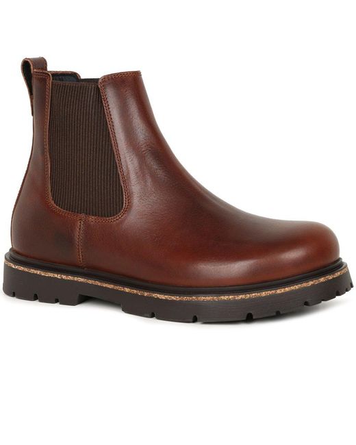 Birkenstock Brown Highwood Chelsea Boots for men