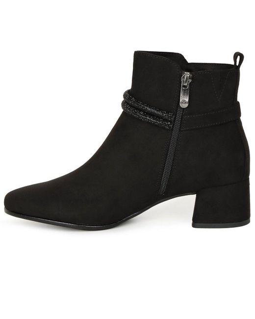 Marco Tozzi Black Adrianna Ankle Boots