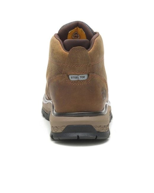 Caterpillar Brown Exposition 4.5 Safety Boots for men